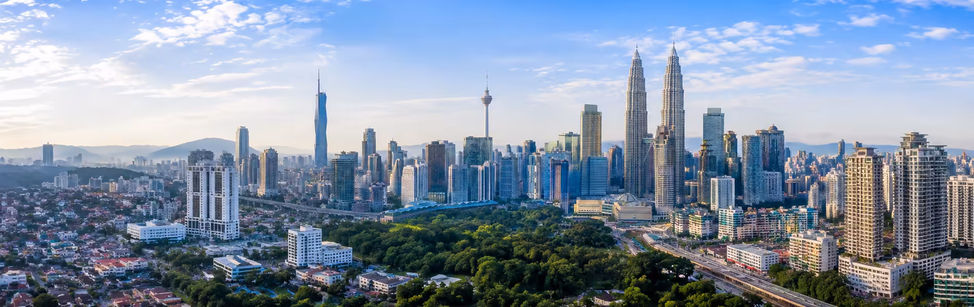 Kuala Lumpur city skyline